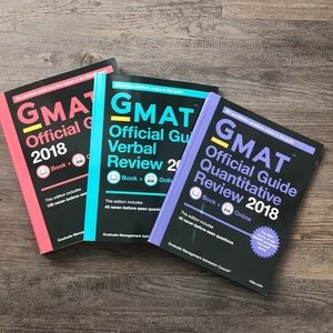 3 GMAT Official Guide Books + Online Codes